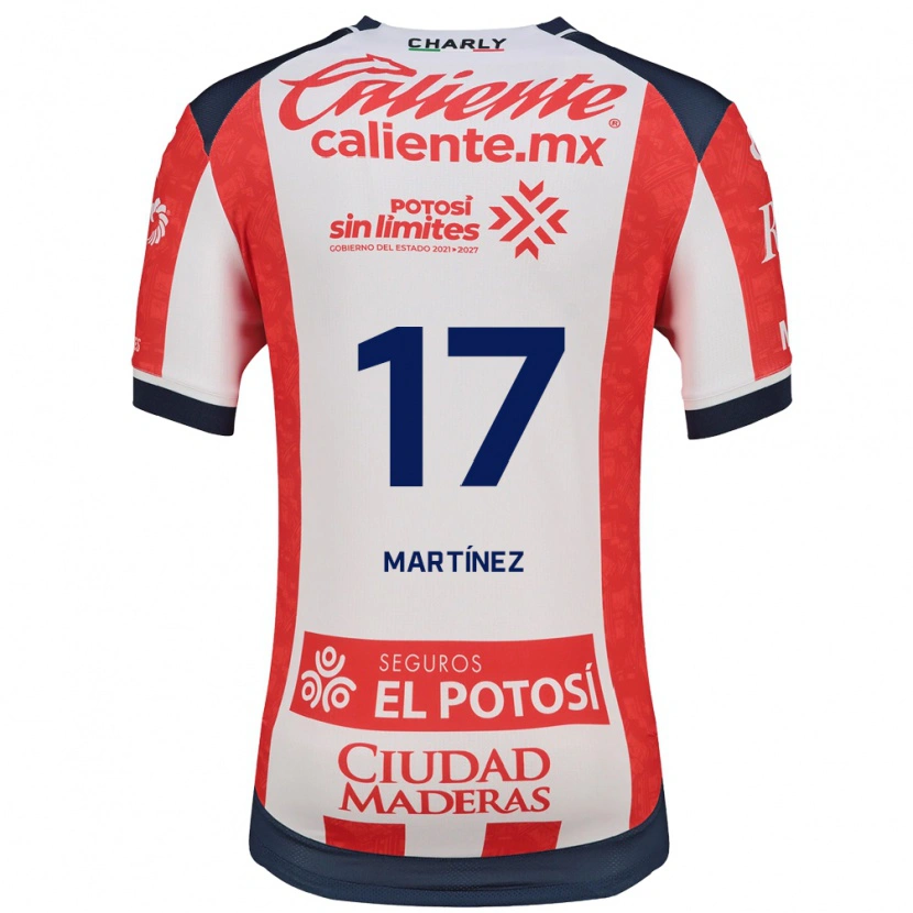 Danxen Dames Gabriel Martínez #17 Rood Wit Zwart Thuisshirt Thuistenue 2026/27 T-Shirt