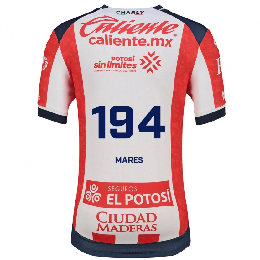 Danxen Dames Cristian Mares #194 Rood Wit Zwart Thuisshirt Thuistenue 2026/27 T-Shirt