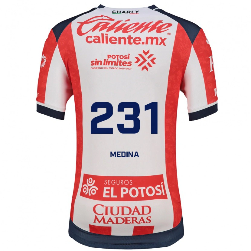 Danxen Dames Gabriel Medina #231 Rood Wit Zwart Thuisshirt Thuistenue 2026/27 T-Shirt