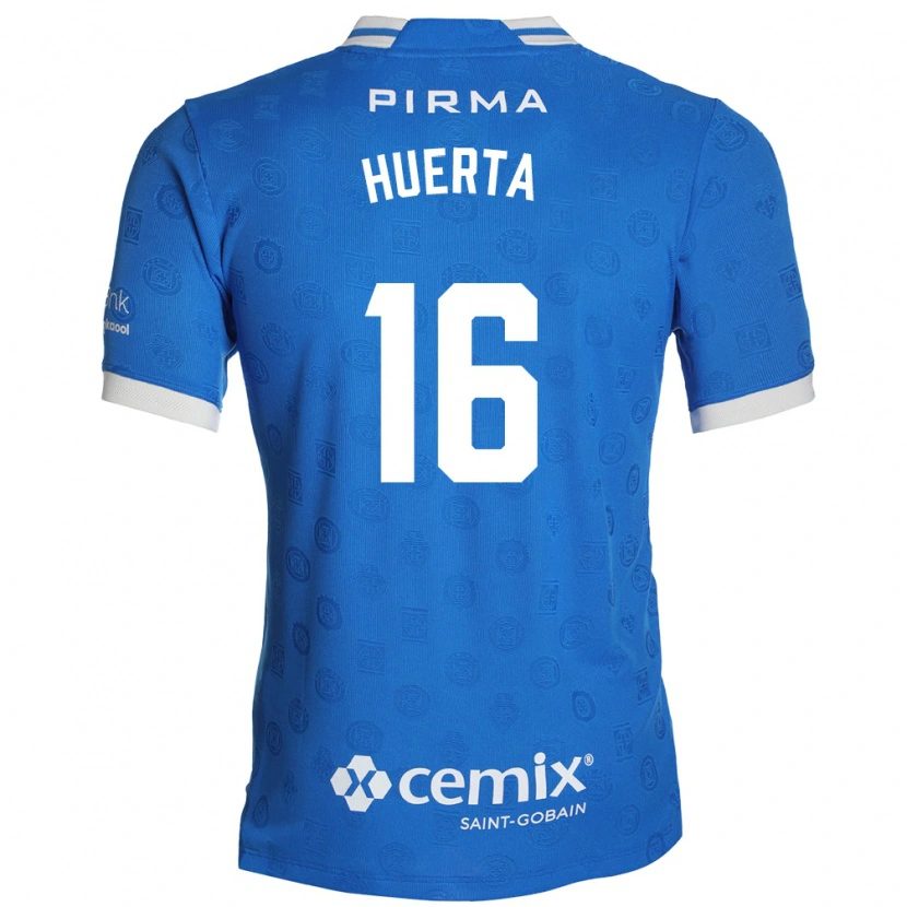 Danxen Dames Ana Gabriela Huerta #16 Blauw Wit Rood Thuisshirt Thuistenue 2026/27 T-Shirt