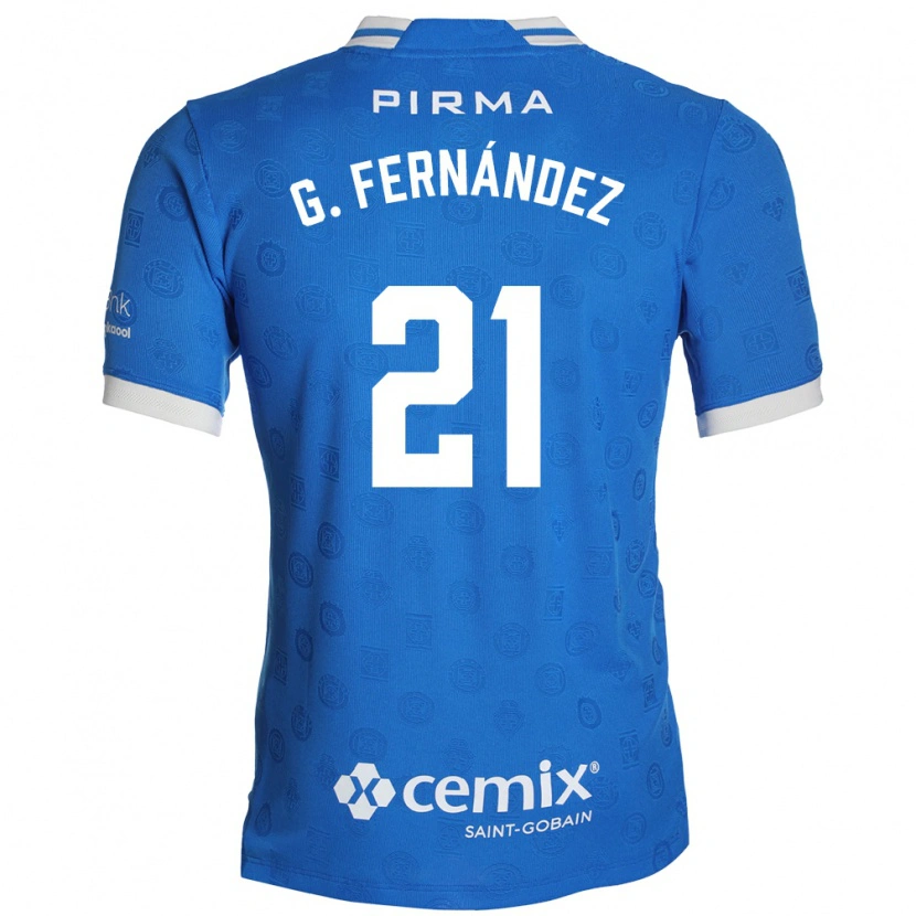 Danxen Dames Gabriel Fernández #21 Blauw Wit Rood Thuisshirt Thuistenue 2026/27 T-Shirt