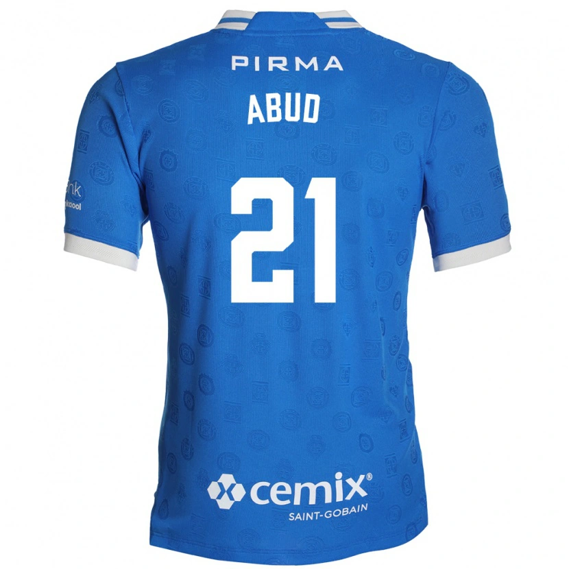 Danxen Dames Karime Abud #21 Blauw Wit Rood Thuisshirt Thuistenue 2026/27 T-Shirt