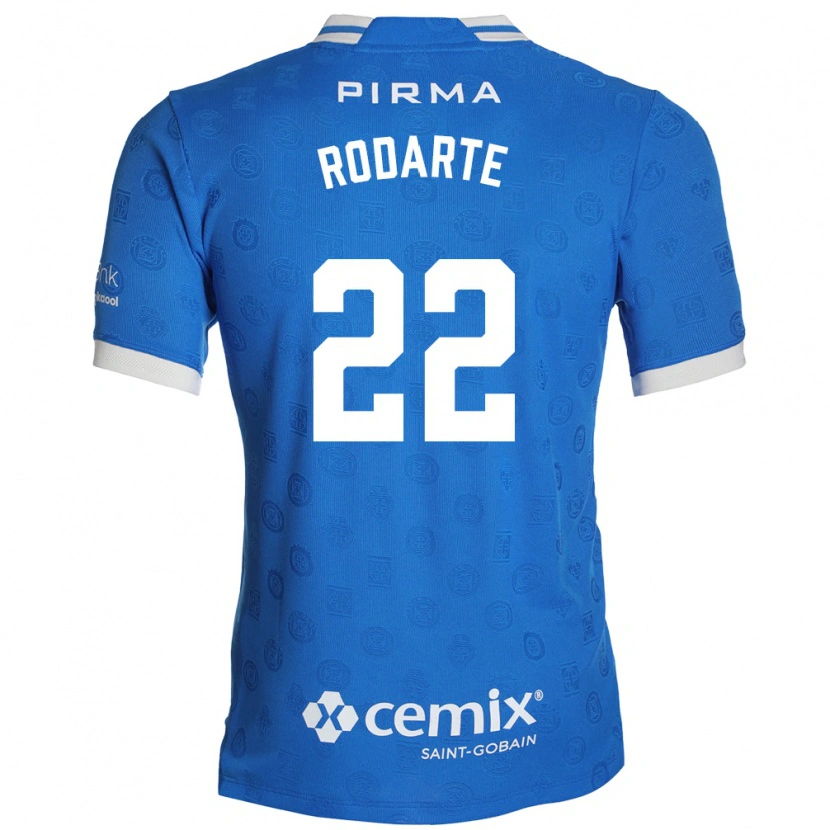 Danxen Dames Jorge Rodarte #22 Blauw Wit Rood Thuisshirt Thuistenue 2026/27 T-Shirt