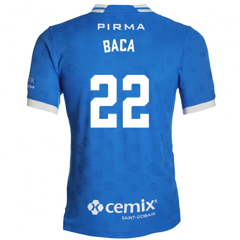 Danxen Dames Rafael Baca #22 Blauw Wit Rood Thuisshirt Thuistenue 2026/27 T-Shirt