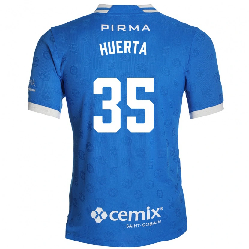 Danxen Dames Renata Huerta #35 Blauw Wit Rood Thuisshirt Thuistenue 2026/27 T-Shirt