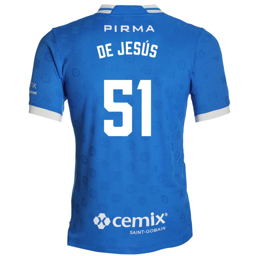 Danxen Dames Luis De Jesús #51 Blauw Wit Rood Thuisshirt Thuistenue 2026/27 T-Shirt