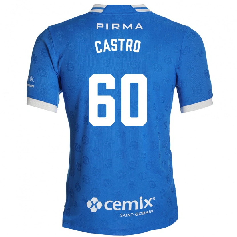 Danxen Dames Ariel Castro #60 Blauw Wit Rood Thuisshirt Thuistenue 2026/27 T-Shirt