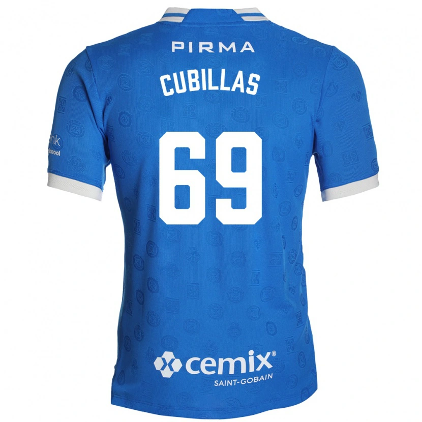 Danxen Dames Andre Cubillas #69 Blauw Wit Rood Thuisshirt Thuistenue 2026/27 T-Shirt