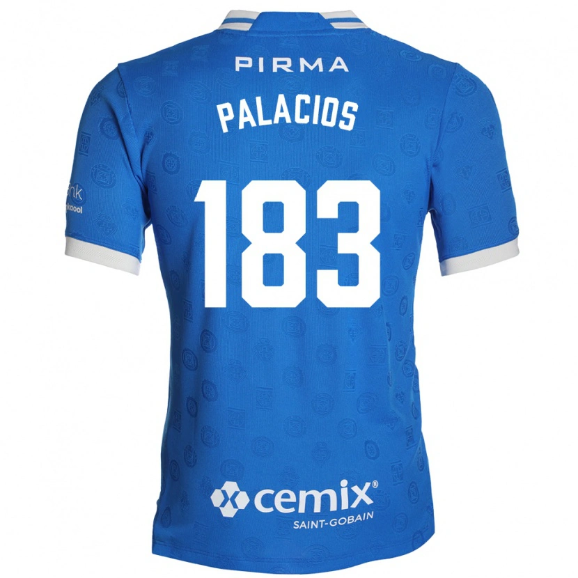 Danxen Dames Kelvin Palacios #183 Blauw Wit Rood Thuisshirt Thuistenue 2026/27 T-Shirt