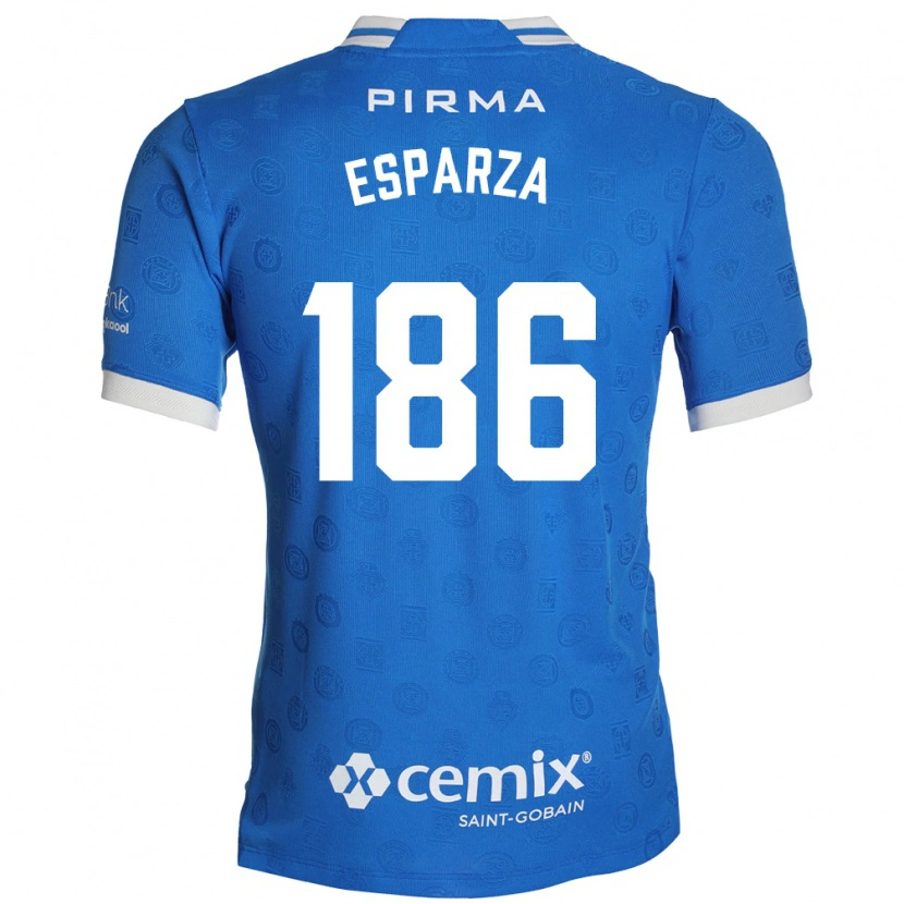 Danxen Dames Rogelio Esparza #186 Blauw Wit Rood Thuisshirt Thuistenue 2026/27 T-Shirt
