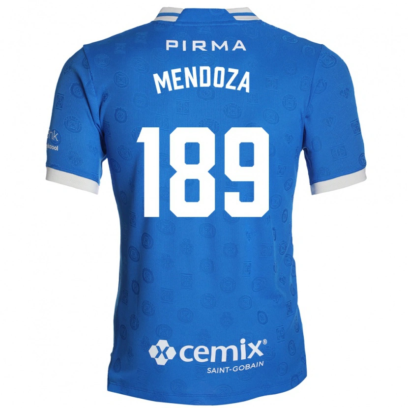 Danxen Dames José Mendoza #189 Blauw Wit Rood Thuisshirt Thuistenue 2026/27 T-Shirt