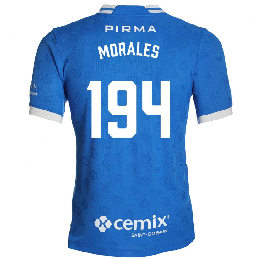 Danxen Dames Amaury Morales #194 Blauw Wit Rood Thuisshirt Thuistenue 2026/27 T-Shirt