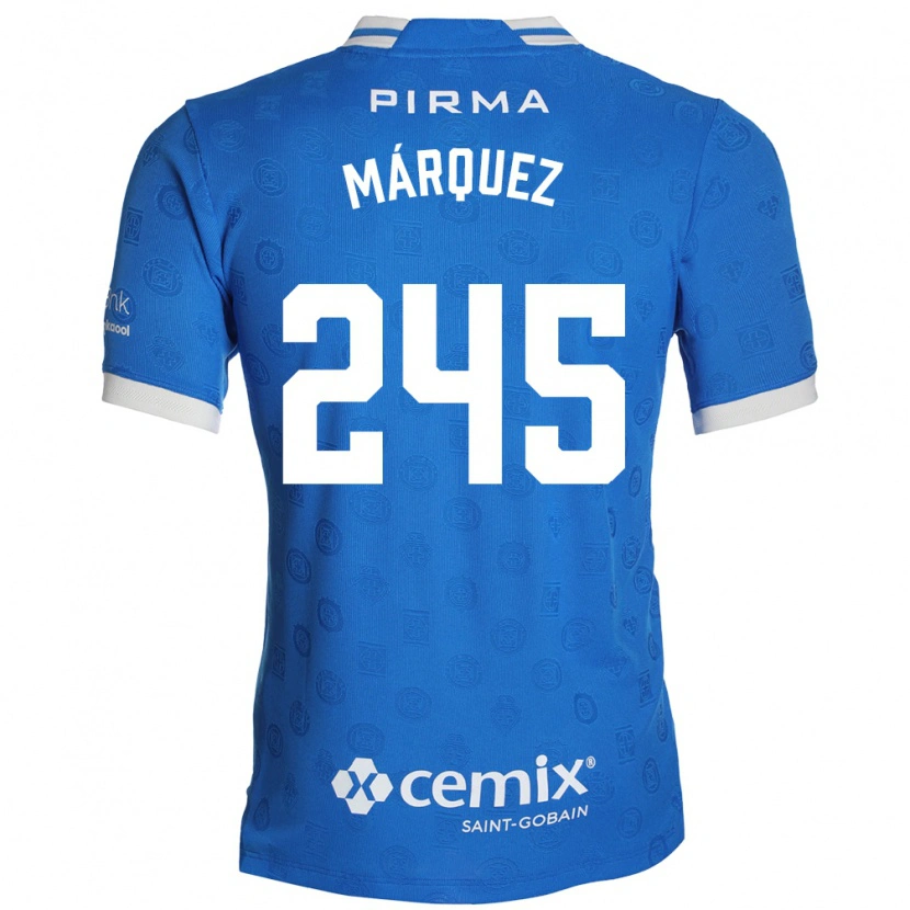Danxen Dames Víctor Márquez #245 Blauw Wit Rood Thuisshirt Thuistenue 2026/27 T-Shirt