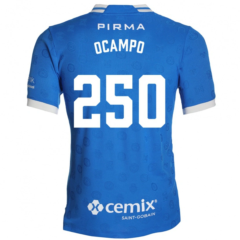 Danxen Dames Diego Ocampo #250 Blauw Wit Rood Thuisshirt Thuistenue 2026/27 T-Shirt