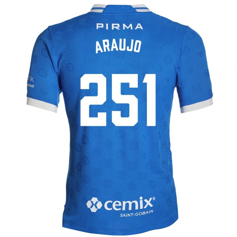Danxen Dames Francisco Araujo #251 Blauw Wit Rood Thuisshirt Thuistenue 2026/27 T-Shirt