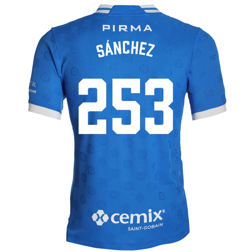Danxen Dames Pablo Sánchez #253 Blauw Wit Rood Thuisshirt Thuistenue 2026/27 T-Shirt