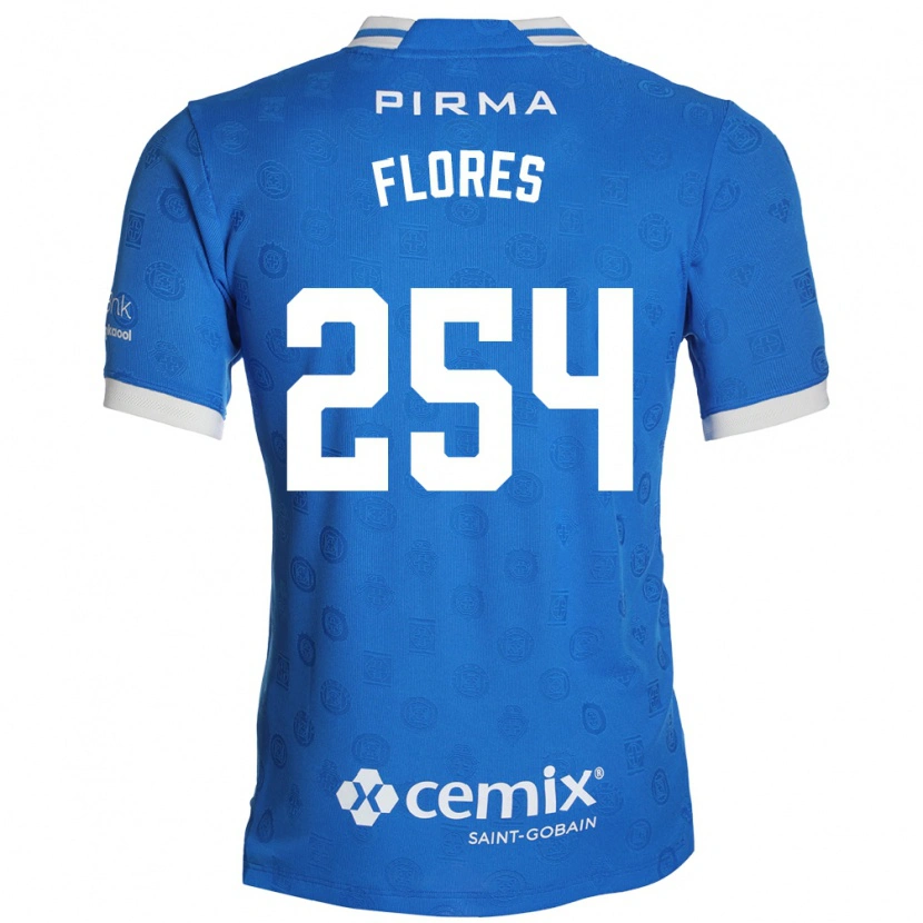 Danxen Dames Derek Flores #254 Blauw Wit Rood Thuisshirt Thuistenue 2026/27 T-Shirt
