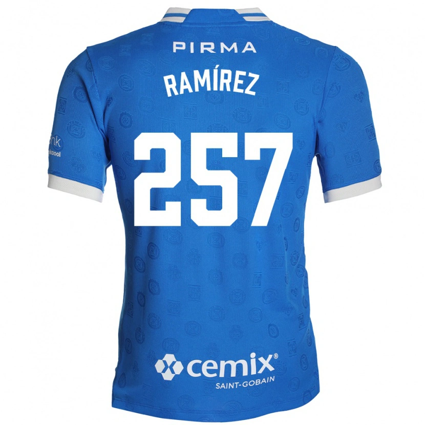 Danxen Dames Jacobo Ramírez #257 Blauw Wit Rood Thuisshirt Thuistenue 2026/27 T-Shirt