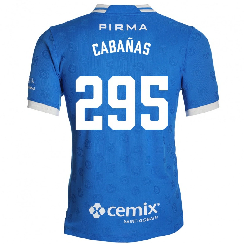 Danxen Dames Diego Cabañas #295 Blauw Wit Rood Thuisshirt Thuistenue 2026/27 T-Shirt