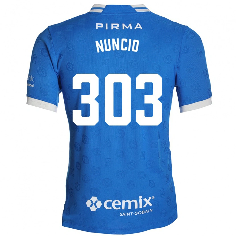 Danxen Dames Carlos Nuncio #303 Blauw Wit Rood Thuisshirt Thuistenue 2026/27 T-Shirt