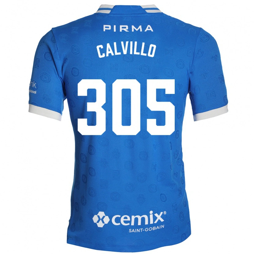 Danxen Dames Carlos Calvillo #305 Blauw Wit Rood Thuisshirt Thuistenue 2026/27 T-Shirt