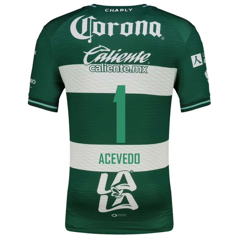 Danxen Dames Carlos Acevedo #1 Groen Wit Thuisshirt Thuistenue 2026/27 T-Shirt