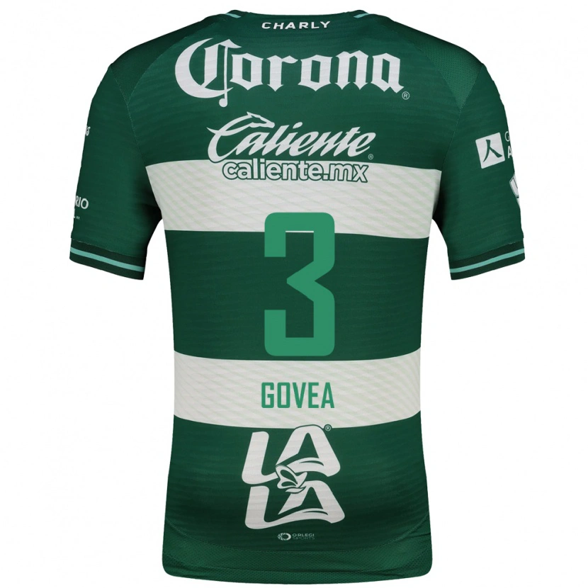 Danxen Dames Ismael Govea #3 Groen Wit Thuisshirt Thuistenue 2026/27 T-Shirt