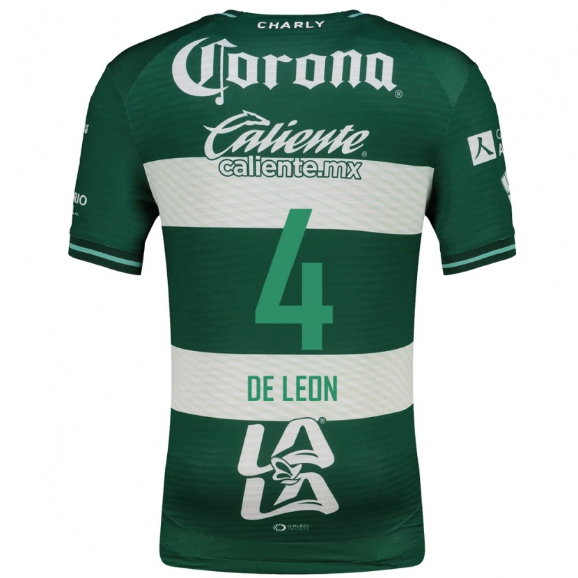 Danxen Dames Lourdes De Leon #4 Groen Wit Thuisshirt Thuistenue 2026/27 T-Shirt