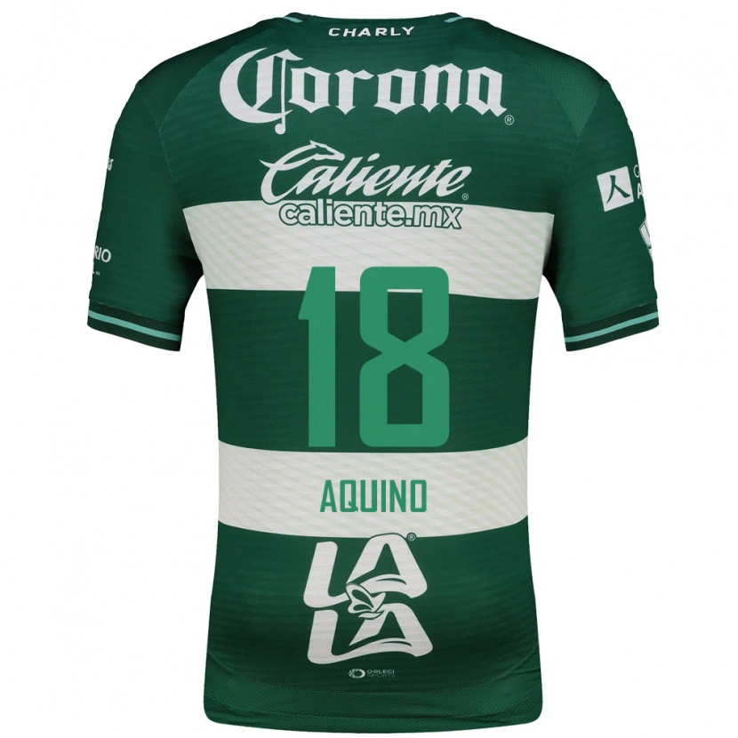Danxen Dames Pedro Aquino #18 Groen Wit Thuisshirt Thuistenue 2026/27 T-Shirt