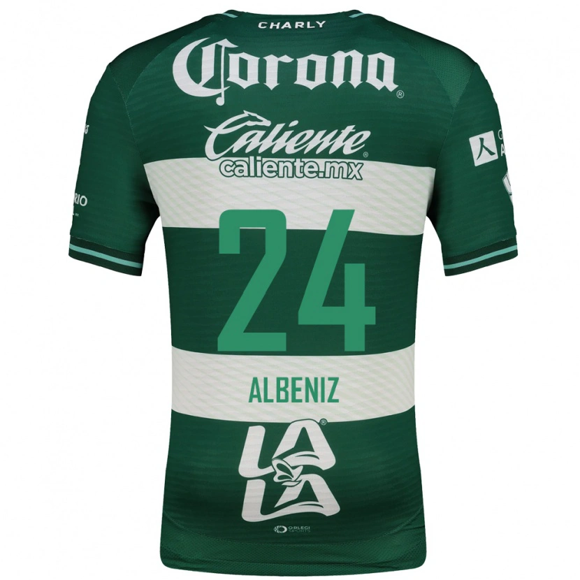 Danxen Dames Maika Albeniz #24 Groen Wit Thuisshirt Thuistenue 2026/27 T-Shirt