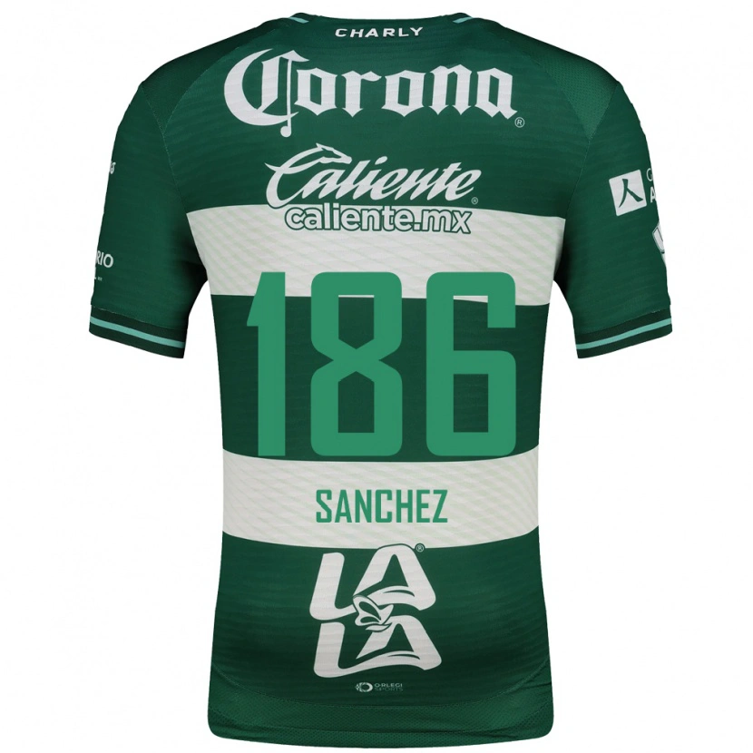 Danxen Dames David Sánchez #186 Groen Wit Thuisshirt Thuistenue 2026/27 T-Shirt