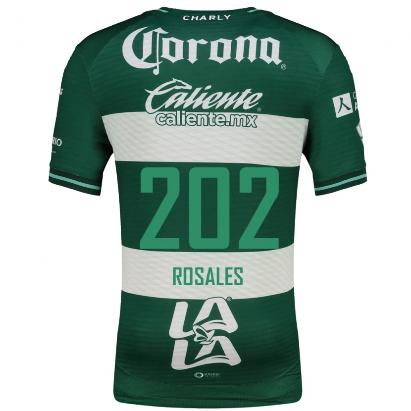 Danxen Dames Luis Rosales #202 Groen Wit Thuisshirt Thuistenue 2026/27 T-Shirt