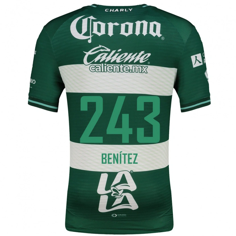 Danxen Dames Gianluca Benítez #243 Groen Wit Thuisshirt Thuistenue 2026/27 T-Shirt