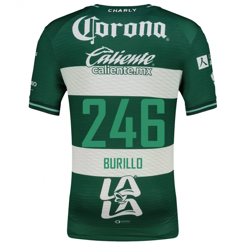 Danxen Dames Juan Burillo #246 Groen Wit Thuisshirt Thuistenue 2026/27 T-Shirt