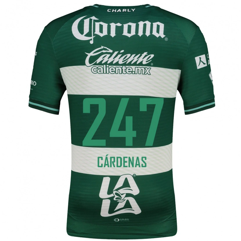 Danxen Dames José Cárdenas #247 Groen Wit Thuisshirt Thuistenue 2026/27 T-Shirt
