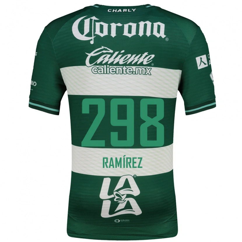 Danxen Dames Ángel Ramírez #298 Groen Wit Thuisshirt Thuistenue 2026/27 T-Shirt