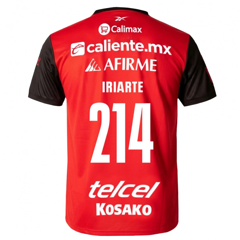 Danxen Dames Oliver Iriarte #214 Zwart Rood Thuisshirt Thuistenue 2026/27 T-Shirt