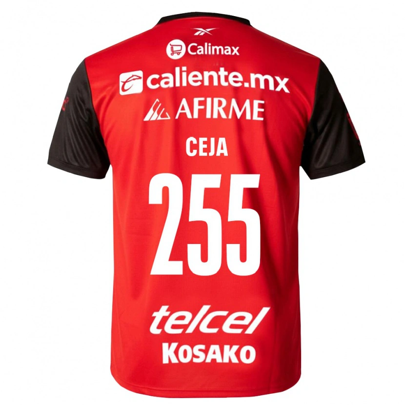 Danxen Dames Julio Ceja #255 Zwart Rood Thuisshirt Thuistenue 2026/27 T-Shirt