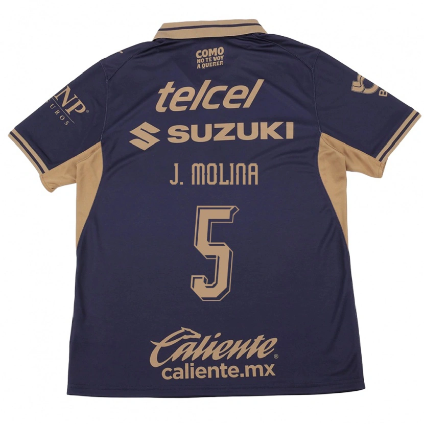 Danxen Dames Jesús Molina #5 Paars Bruin Thuisshirt Thuistenue 2026/27 T-Shirt