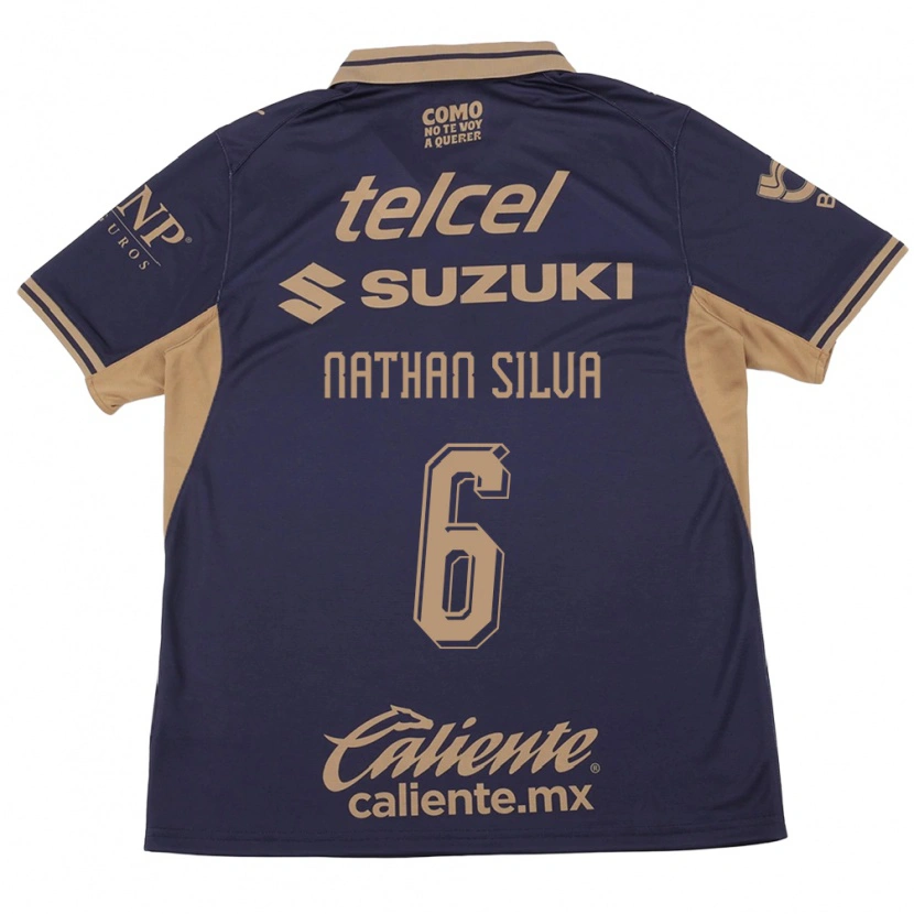 Danxen Dames Nathan Silva #6 Paars Bruin Thuisshirt Thuistenue 2026/27 T-Shirt