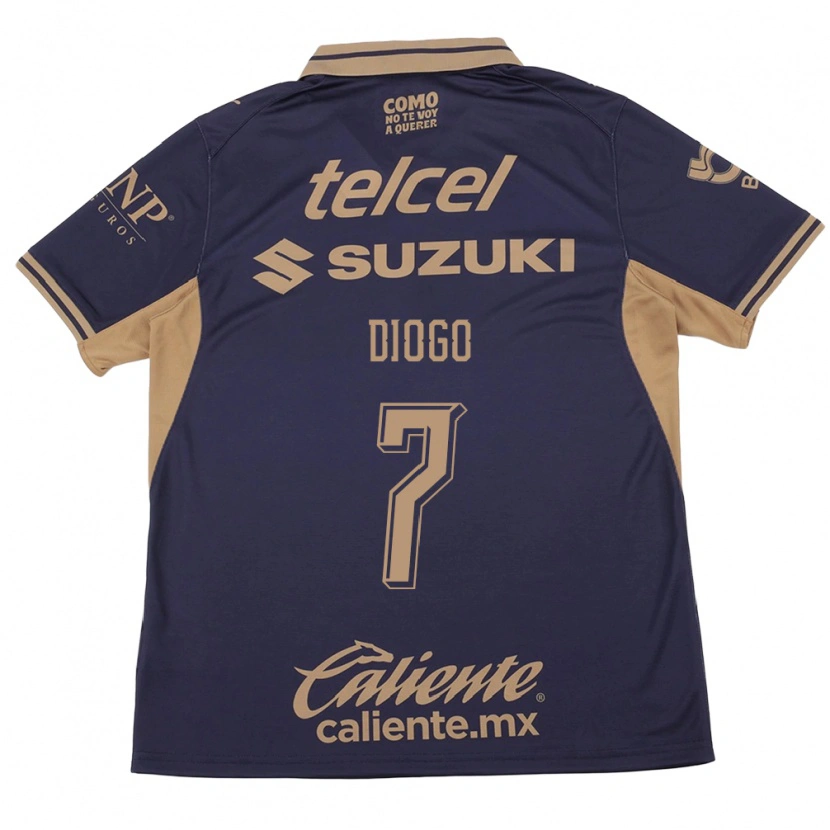 Danxen Dames Diogo #7 Paars Bruin Thuisshirt Thuistenue 2026/27 T-Shirt
