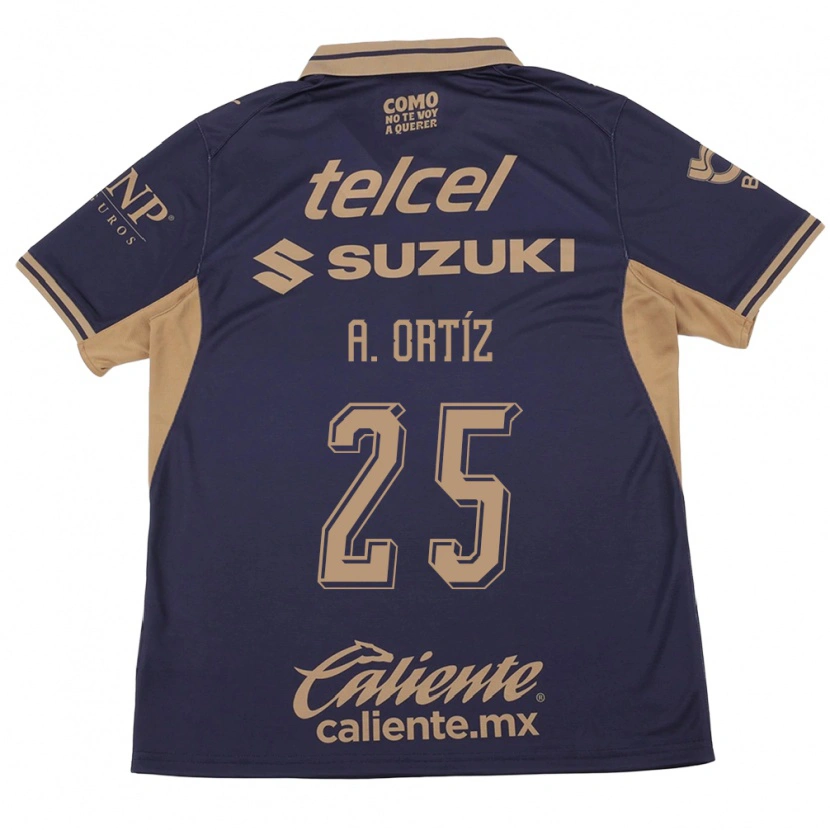 Danxen Dames Arturo Ortiz #25 Paars Bruin Thuisshirt Thuistenue 2026/27 T-Shirt