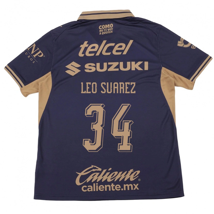 Danxen Dames Leo Suárez #34 Paars Bruin Thuisshirt Thuistenue 2026/27 T-Shirt