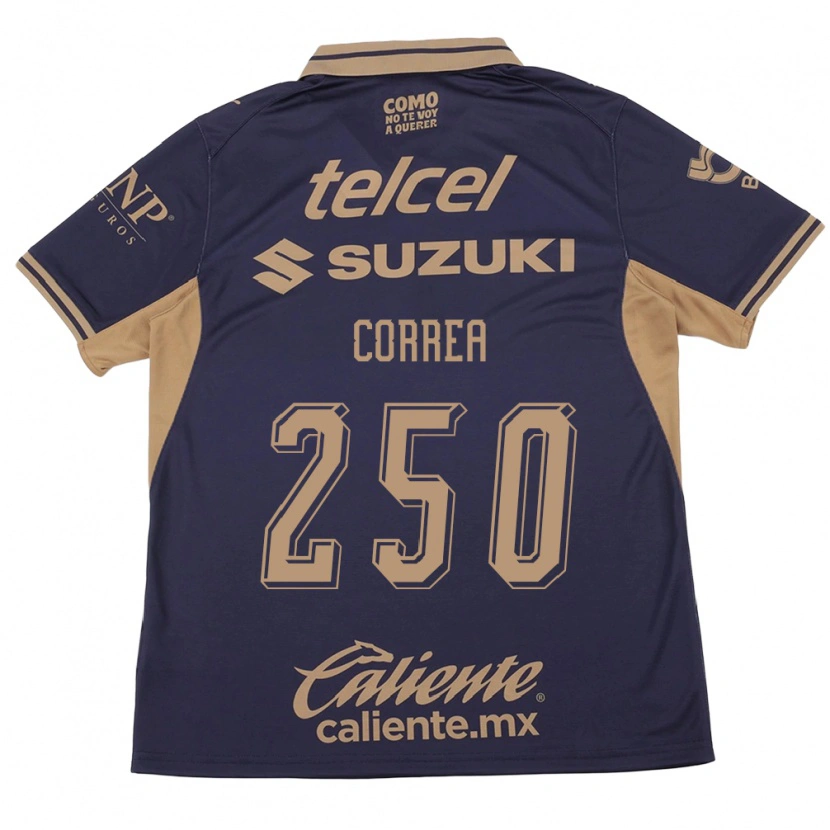 Danxen Dames Andrés Correa #250 Paars Bruin Thuisshirt Thuistenue 2026/27 T-Shirt