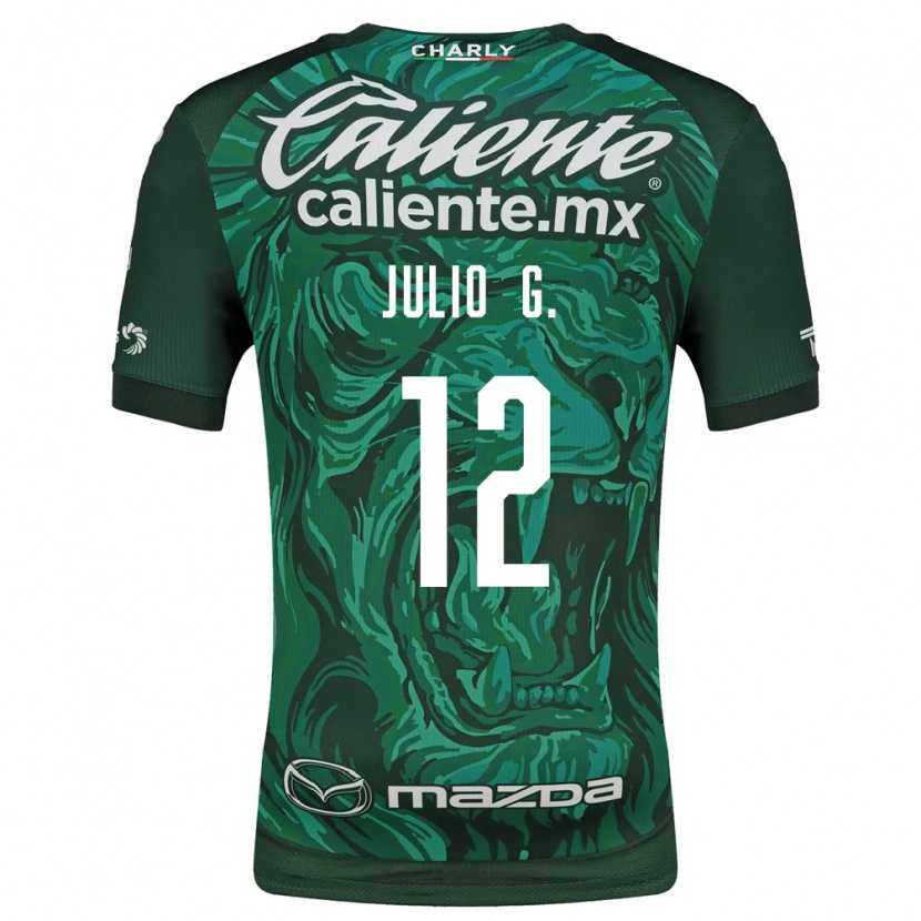 Danxen Dames Julio González #12 Groen Zwart Thuisshirt Thuistenue 2026/27 T-Shirt