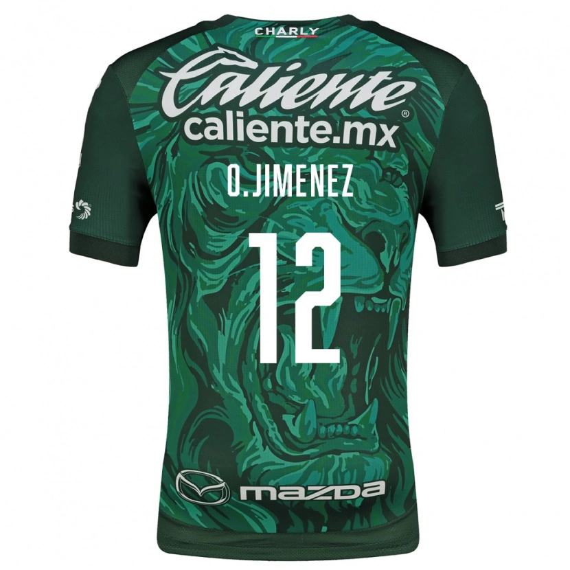 Danxen Dames Oscar Jimenez #12 Groen Zwart Thuisshirt Thuistenue 2026/27 T-Shirt