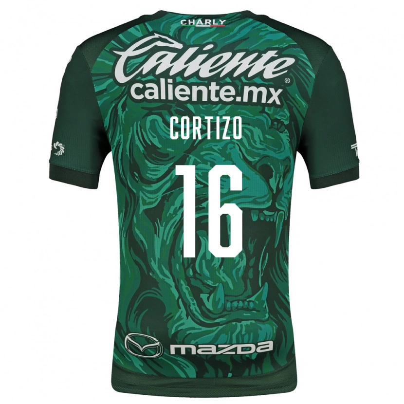 Danxen Dames Jordi Cortizo #16 Groen Zwart Thuisshirt Thuistenue 2026/27 T-Shirt