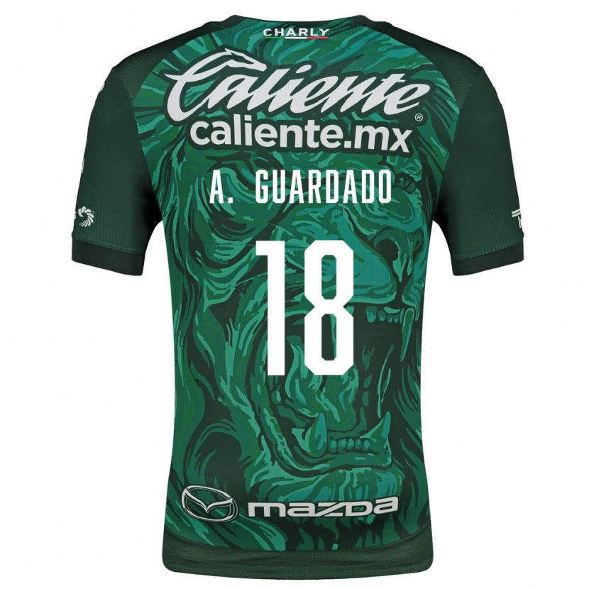 Danxen Dames Andres Guardado #18 Groen Zwart Thuisshirt Thuistenue 2026/27 T-Shirt
