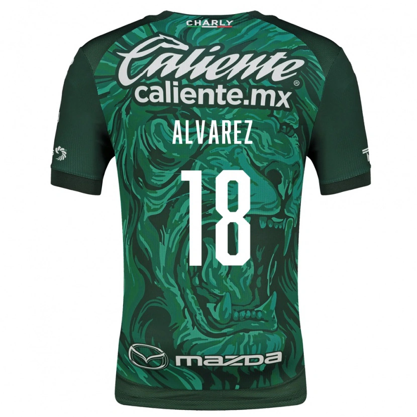 Danxen Dames Yazmin Álvarez #18 Groen Zwart Thuisshirt Thuistenue 2026/27 T-Shirt