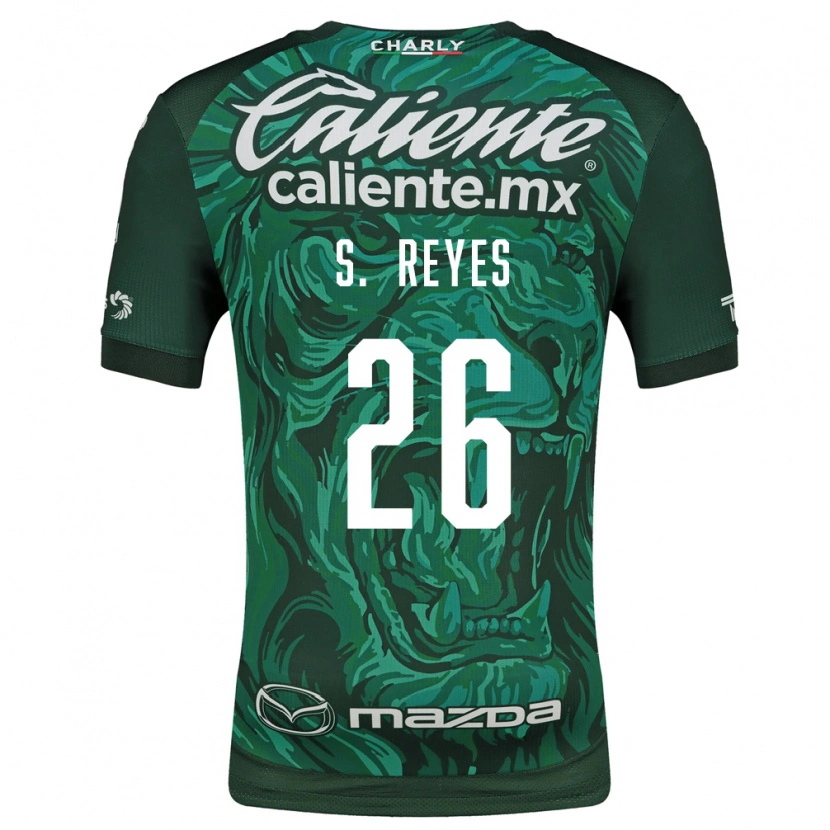Danxen Dames Salvador Reyes #26 Groen Zwart Thuisshirt Thuistenue 2026/27 T-Shirt